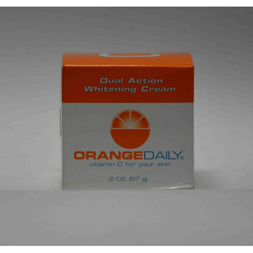 orange daily vitamin c for your skin dual action whitening cream